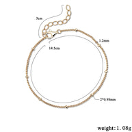 1.5mm Spheres Chain Bracelet