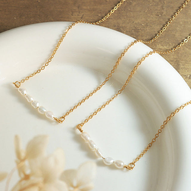 Pearl Bar Necklace
