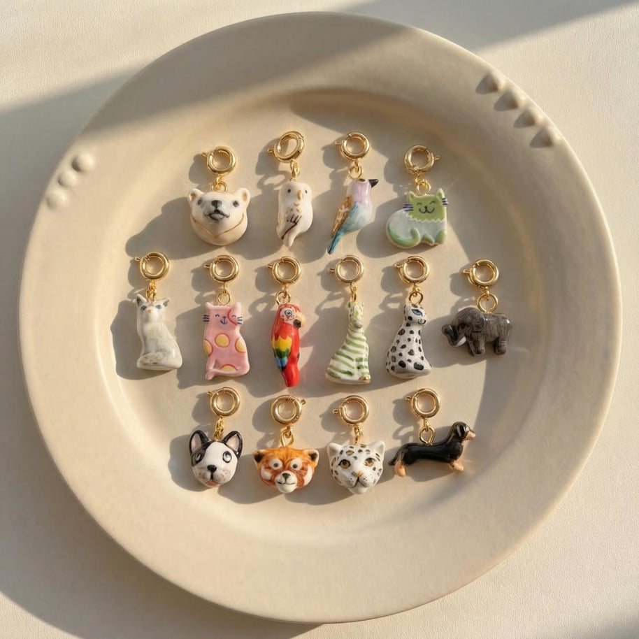 Popular Animal Series Clog Decoration 18K Gold JX26041250GK