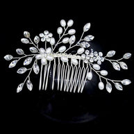Pearl Flower Bridal Hair Comb |  Wedding Hair Accessory