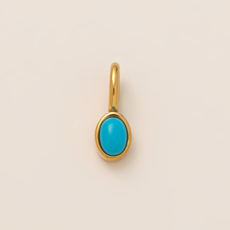 Multi Shape 12 Birthstones Pendant Gold Plated DIY JX061404M