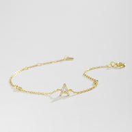 Dainty Initial Bracelet JMS001