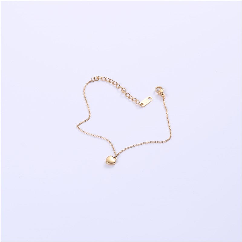 Tiny Heart Chain Bracelt