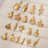 European Sea Life Pendant Turtle Dolphin Tuna DIY Jewelry