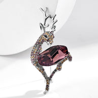 Austrian Crystal er Brooch | Luxury Copper Suit Pin | Gift