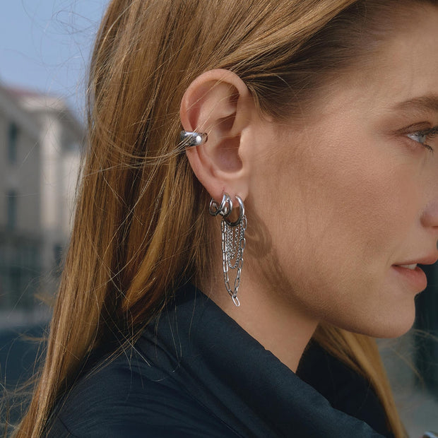 Hoop Earrings | Gold Plated Stainless | Luxury Women's