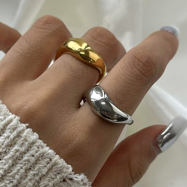 Bold Wave Ring
