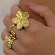 Molten Open Band Ring