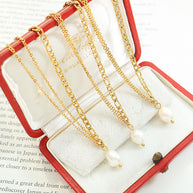 Double Layer Pearl Necklace