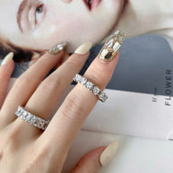 Round CZ Tennis Ring JDY120267