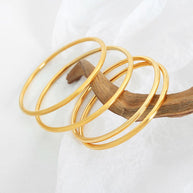 Plain Gold Bangle JZ119