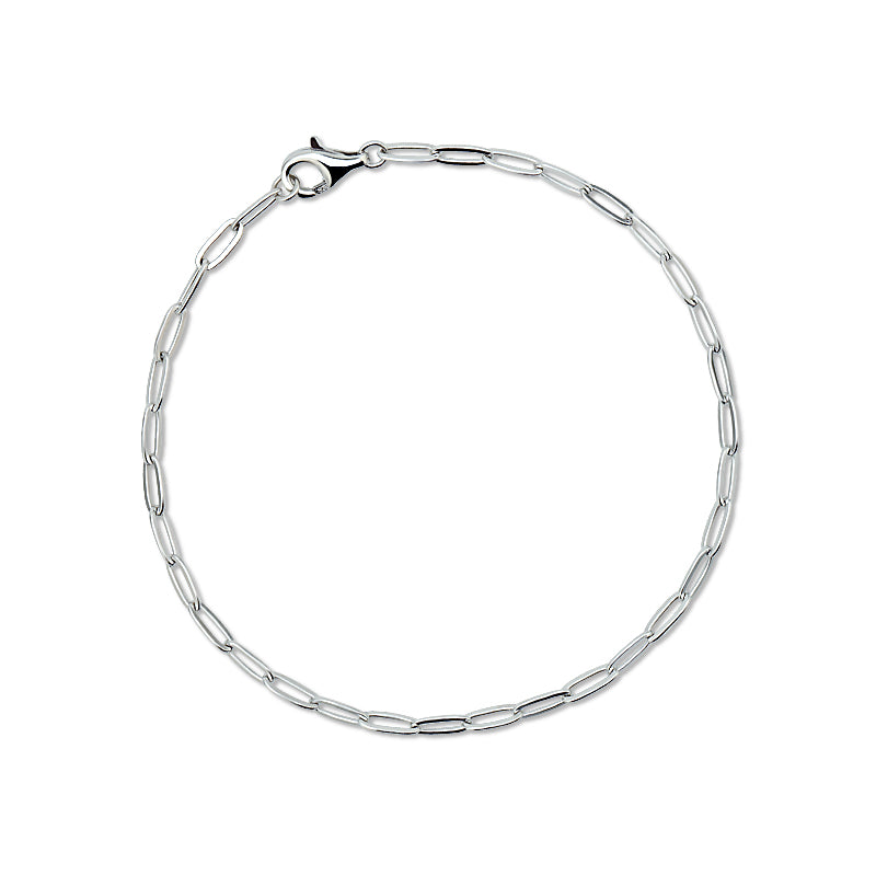 Dainty Paperclip Bracelet