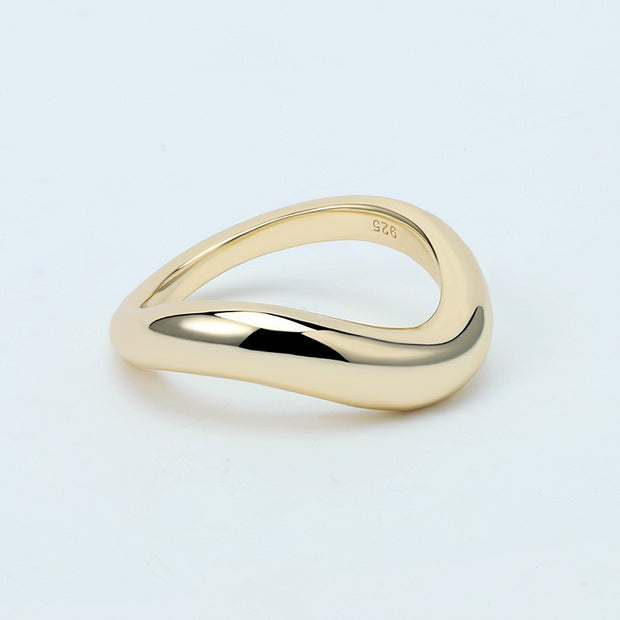 Bold Wave Ring