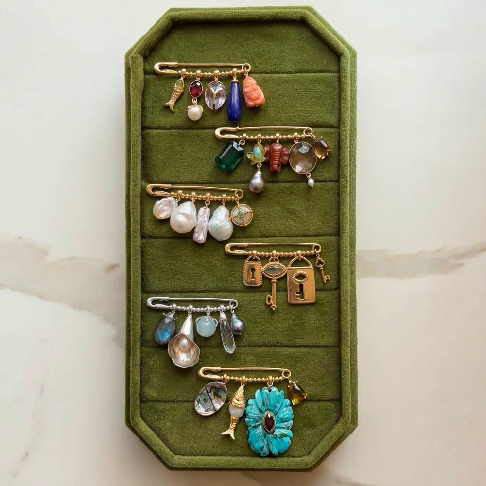 Glass Zircon DIY Pendants Dopamine Colorful Birthstone Charm