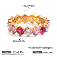 Fade Resistant Zirconia Ring JXR0309003