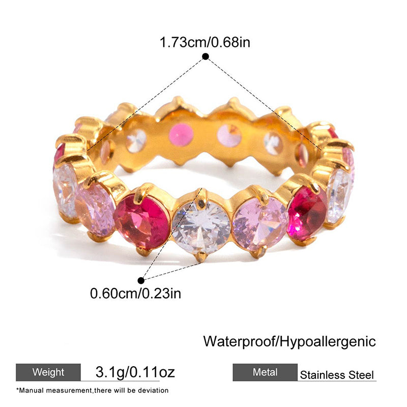 Fade Resistant Zirconia Ring JXR0309003