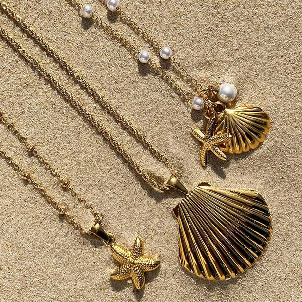 Starfish Chain Necklace