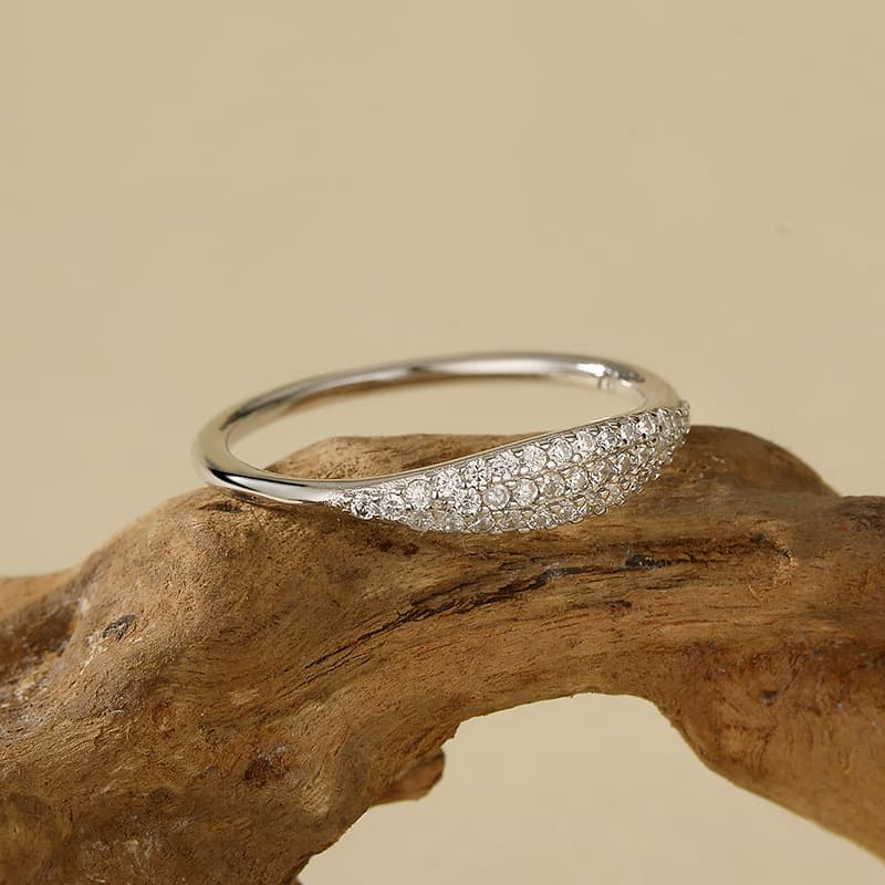 Pave Slim Signet Ring JAN1238