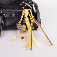 Summer Labubu Keychain | Miu-Style Bag Charm & Phone Strap