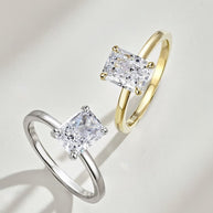 Ice Flower Cut CZ Engagement Ring JDY120871