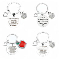 Apple Keychain | Teacher Graduation Gift | European Style