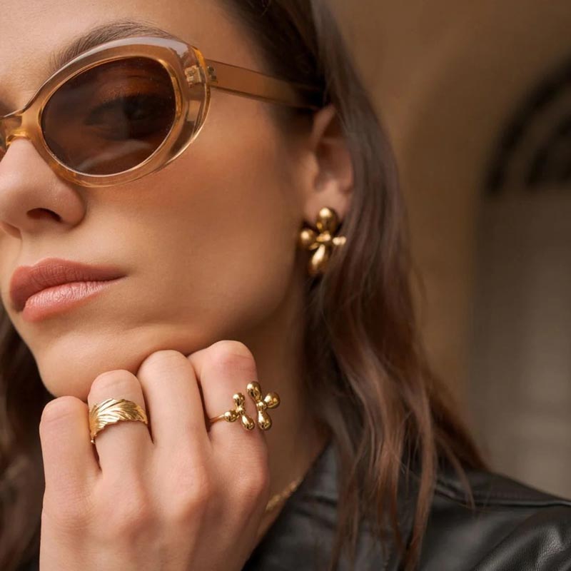 Flower Stud Earring