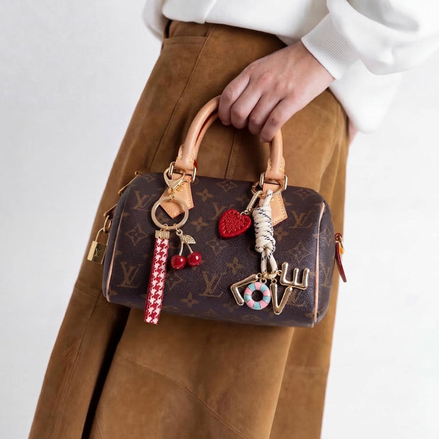 Cute Fruit Food Bag Charms Keychain Accessories for Women