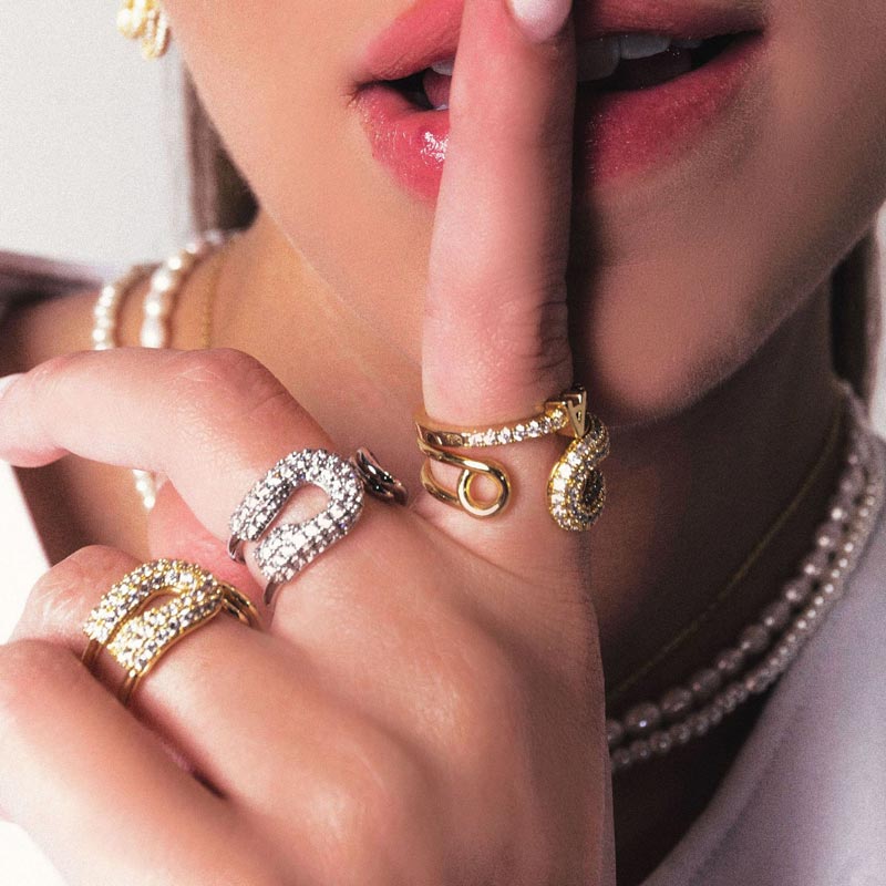 Paperclip Open Ring