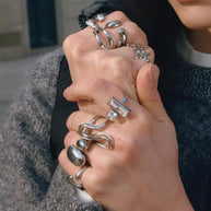 Zircon Ring | Stainless Steel Non-Tarnish | Women's Jewelry