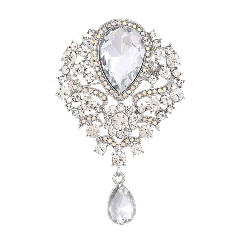 Elegant Crown Brooch JQWK11147