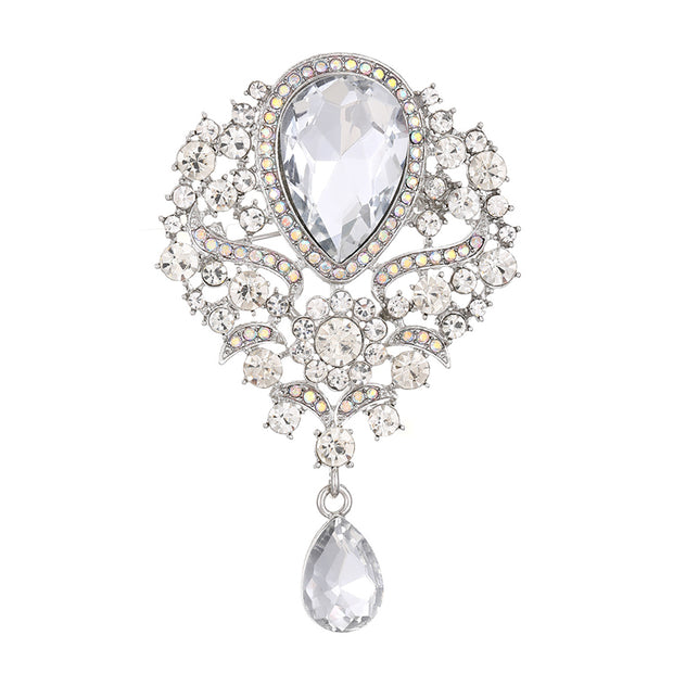 Elegant Crown Brooch JQWK11147