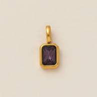Birthstone Customized Clog Charm 18K Gold JX26041204GK