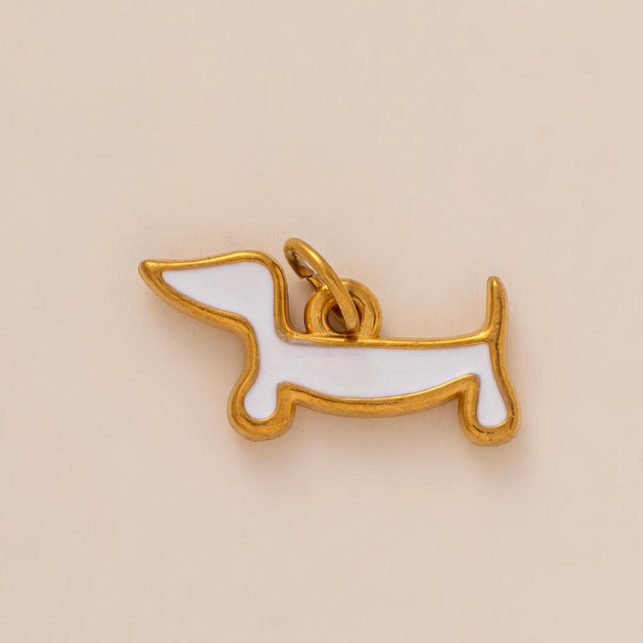 Lovely Enamel Animal Clog Ornament 18K Gold JX26041258GK