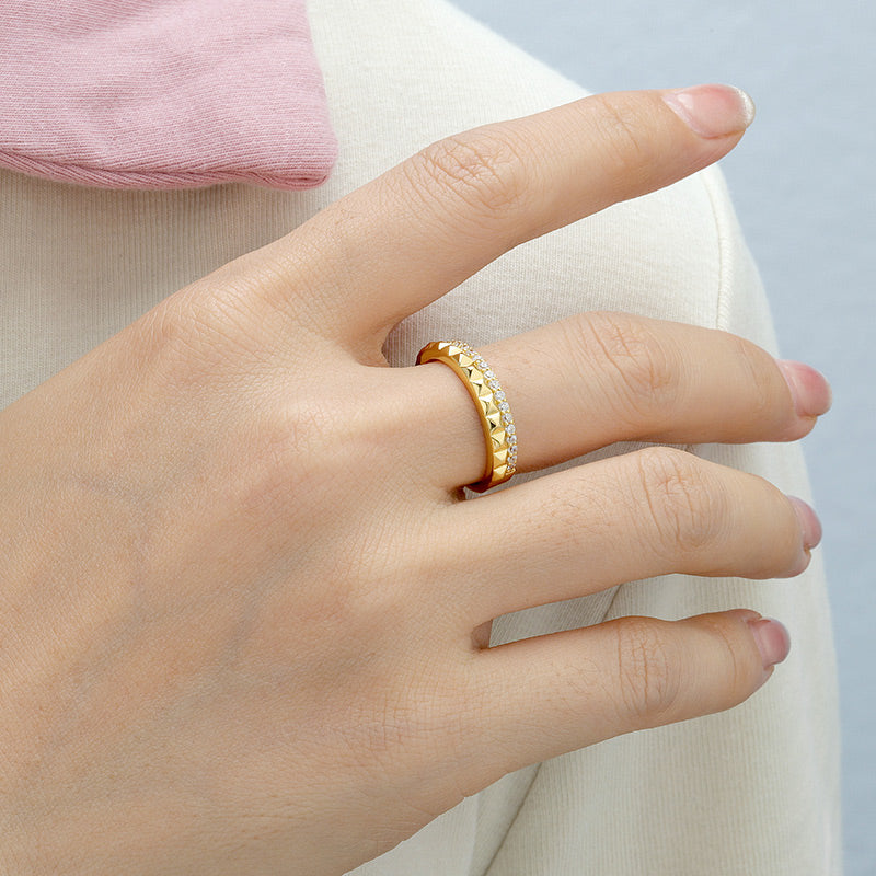 Double Row Wedding Band