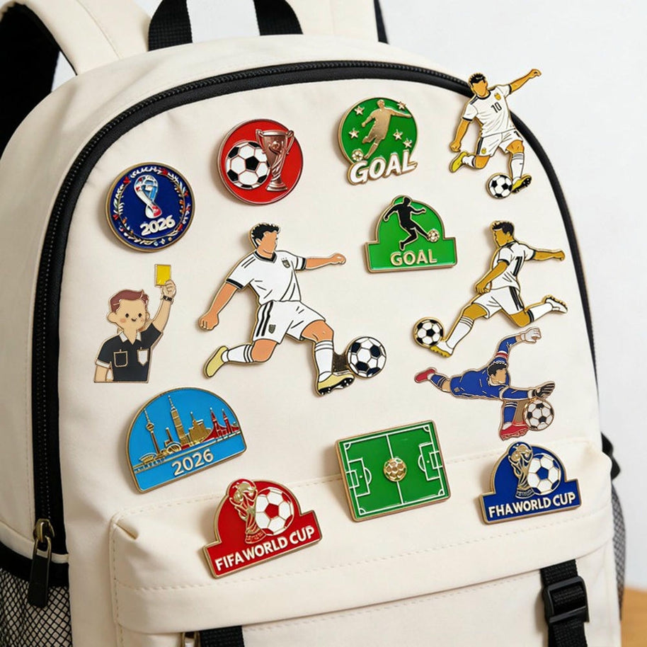 World Cup Pin | Creative Enamel Badge | Collectible