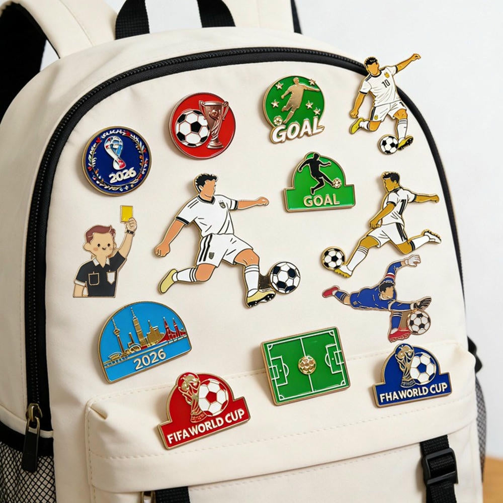 World Cup Pin | Creative Enamel Badge | Collectible