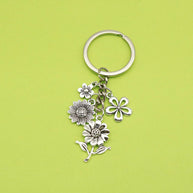 Sunflower Keychain | Vintage Charm | Sunshine Blessings Gift