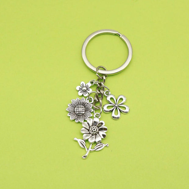 Sunflower Keychain | Vintage Charm | Sunshine Blessings Gift