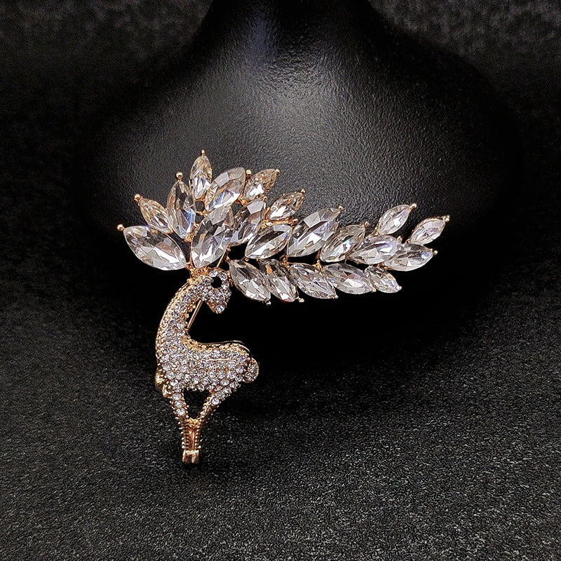 Glass Brooch | Wholesales Antler Pin | Luxury Unisex