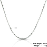 2mm Tennis Necklace