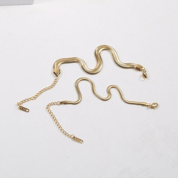 3mm 6mm Snake Chain Bracelet