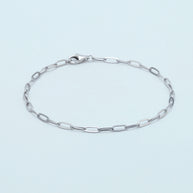 Dainty Paperclip Bracelet