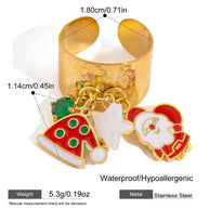 Christmas Santa Claus Ring JXR0209009