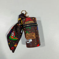 Lipstick Bag Keychain | Mini Cylinr Pouch | PVC Wallet