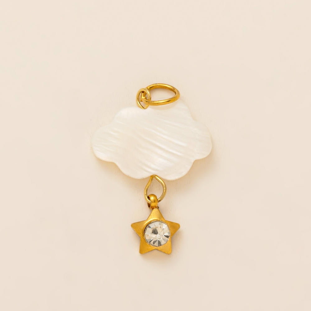 Bikini Cloud Seahorse Pearl Pendant Chain Vacation Charm