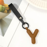 Letter Keychain | Leather Alphabet Pendant | Amazon Gift