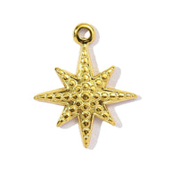Sea Star Cross Pendant | French Sun Moon Love Steel Charm