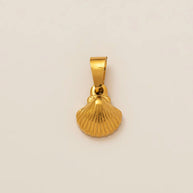 DIY Sea Creatures Pendant Steel 18K Gold Plated Women