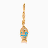 Stainless Steel Cherry Blossom flower Bag Charm Accessories