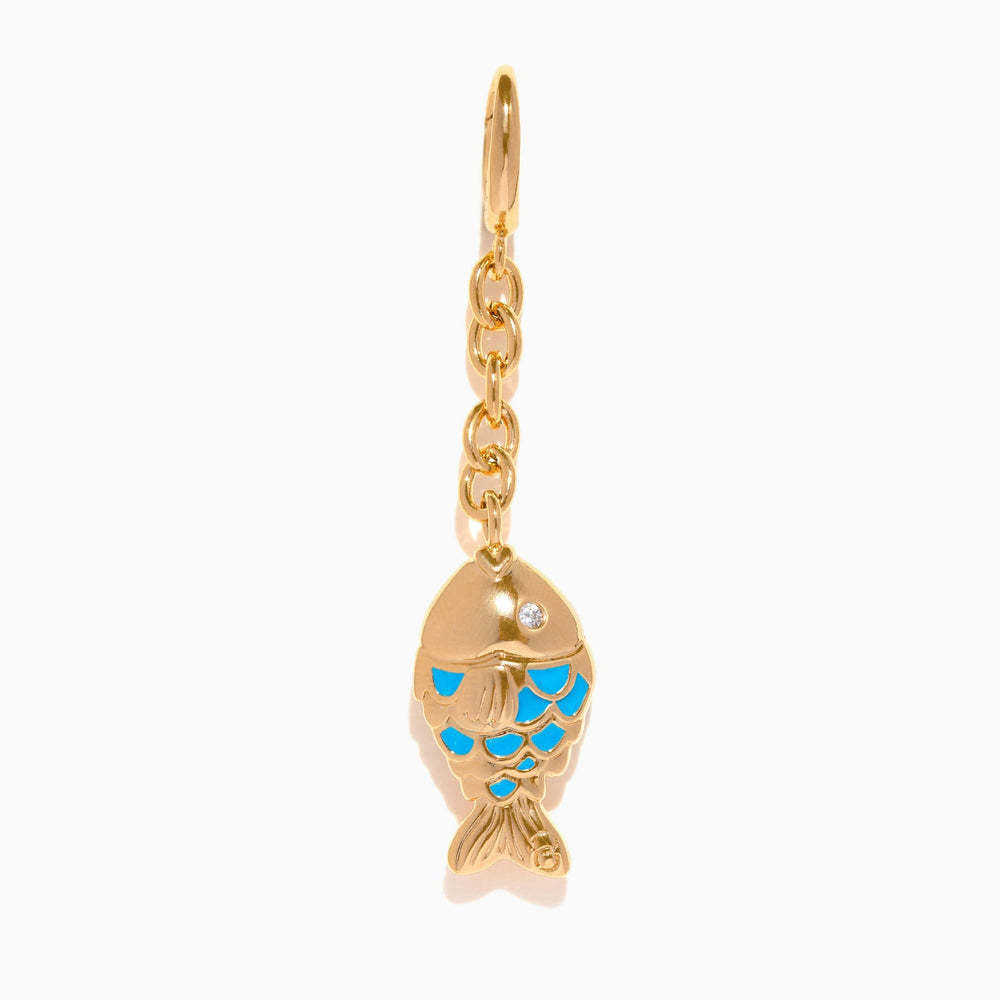 Stainless Steel Cherry Blossom flower Bag Charm Accessories